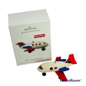 Hallmark Keepsake Ornament 2010 Fisher Price Play Family Fun Jet